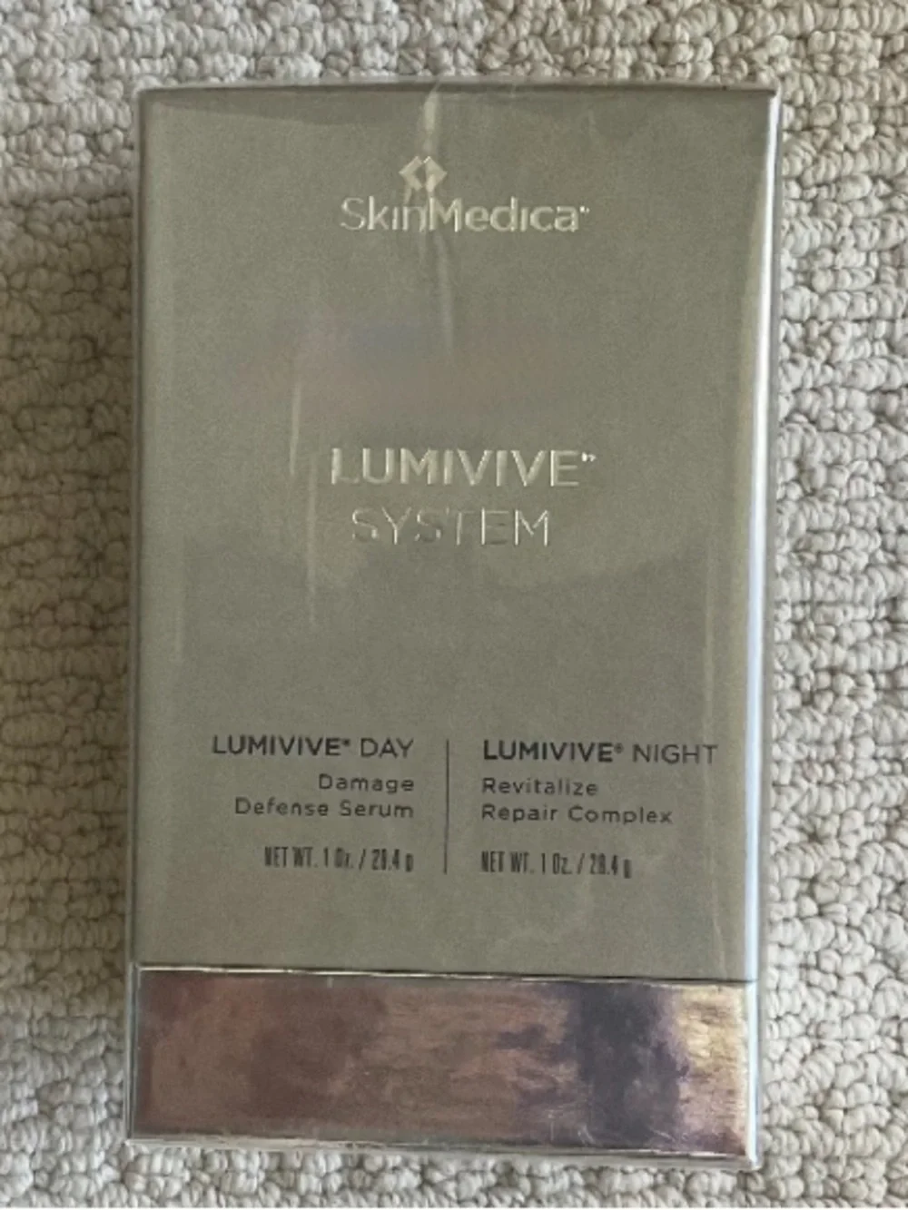 New Sealed SkinMedica Lumivive System